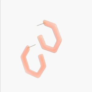Madewell geometric hoop earrings